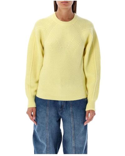 Isabel Marant Round-Neck Knitwear - Yellow