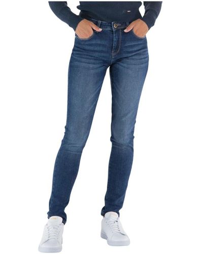 Yes-Zee High-waist skinny jeans - Blau