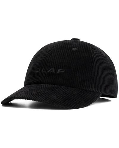 OLAF HUSSEIN Accessories > hats > caps - Noir