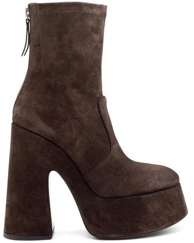 Vic Matié Shoes > boots > heeled boots - Marron