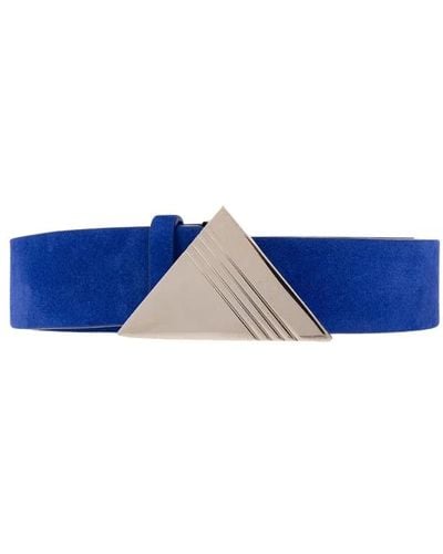 The Attico Leather belt - Azul
