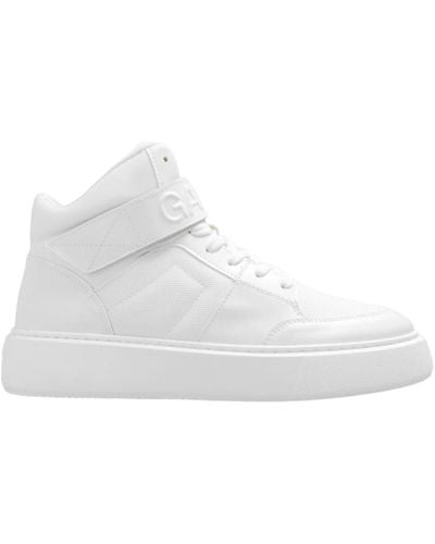 Ganni Sneakers con logo - Bianco
