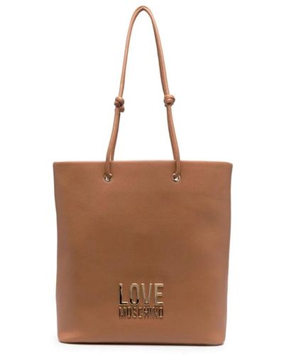 Love Moschino Tote Bags - Brown