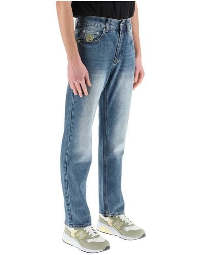 BBCICECREAM Jeans con decorazioni ricamate - Blu