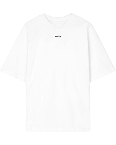 Aeron Alice oversized weiße baumwoll-t-shirt