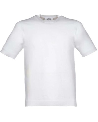 Alpha Studio Tops > t-shirts - Blanc