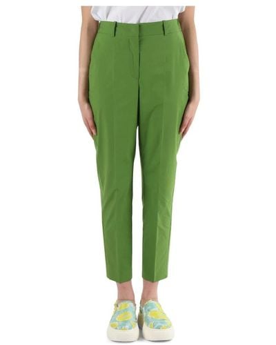 Niu Cropped Trousers - Green