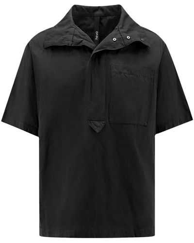 Hevò Short Sleeve Shirts - Black