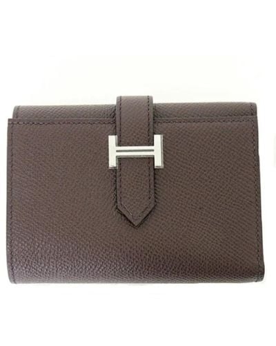 Hermès Pre-owned > pre-owned accessories > pre-owned wallets - Marron