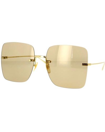 Gucci Vintage oversized occhiali da sole quadrati - Neutro