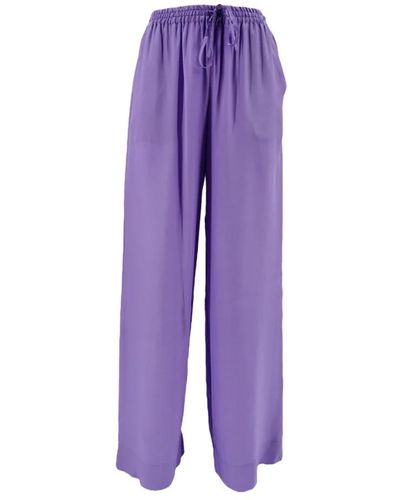 P.A.R.O.S.H. Wide trousers - Lila