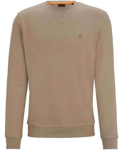 BOSS Brauner casual sweatshirt