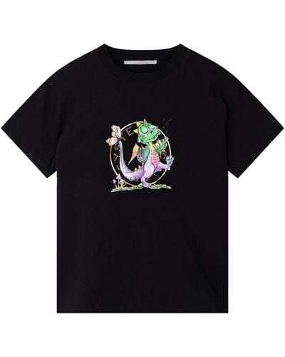 Stella McCartney T-shirts,reines weißes lunar neujahrs t-shirt - Schwarz