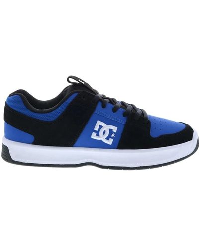 DC Shoes Lynx zero leder- und synthetik-sneakers - Blau