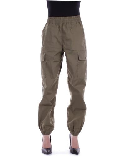 New Balance Pantalón con logo y bolsillos - Gris