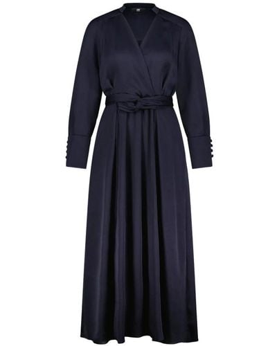 Riani Kleid im gewickelten design - Blau