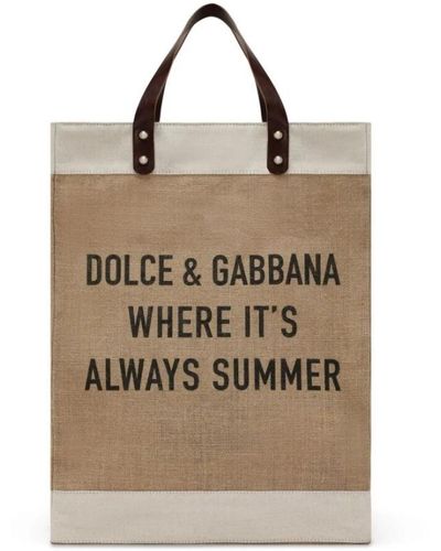 Dolce & Gabbana Logo print bum bag - Marrone