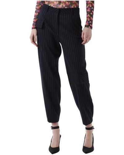 Silvian Heach Trousers > cropped trousers - Noir