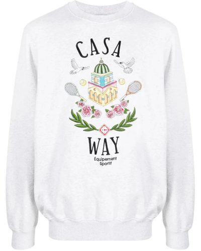 Casablanca Sweatshirts - White