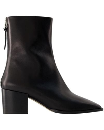Aeyde Shoes > boots > heeled boots - Noir