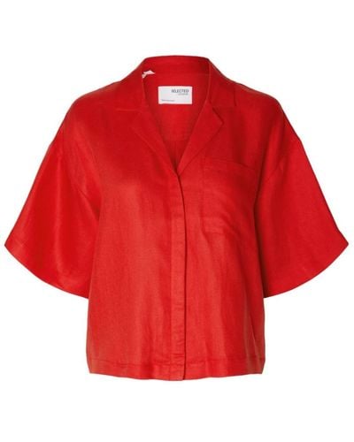 SELECTED Shirts - Red