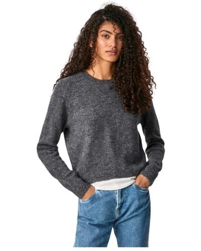 Pepe Jeans Round-Neck Knitwear - Grey
