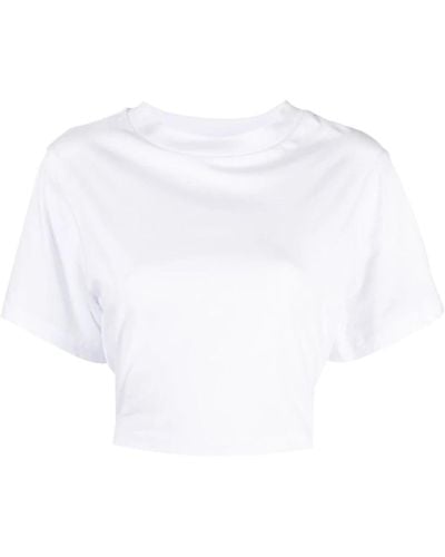 Tela Strip t-shirt a001 - Bianco