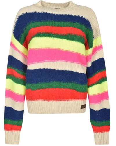 DSquared² Round-neck knitwear - Multicolor
