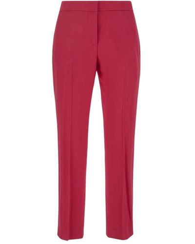 Alexander McQueen Orchid slim-fit hose - Rot
