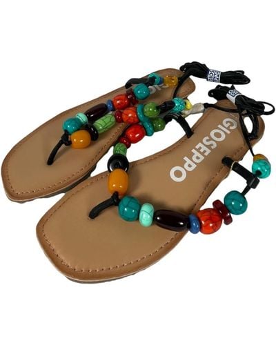 Gioseppo Flat Sandals - Green