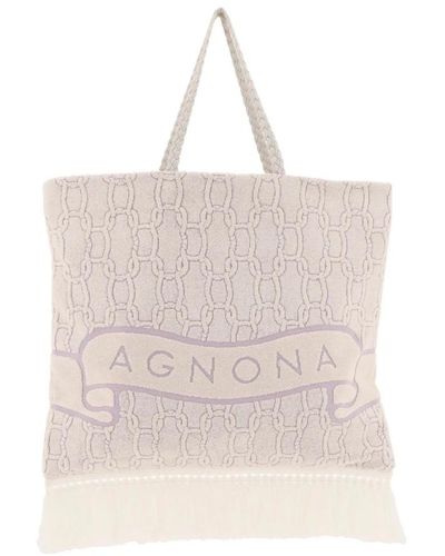 Agnona Stilvolle taschen für den alltag - Natur