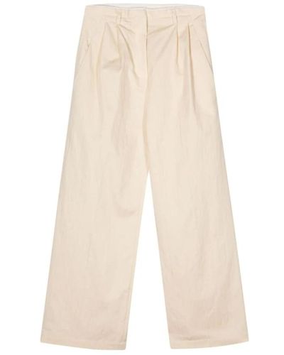 Tela Wide trousers - Neutro