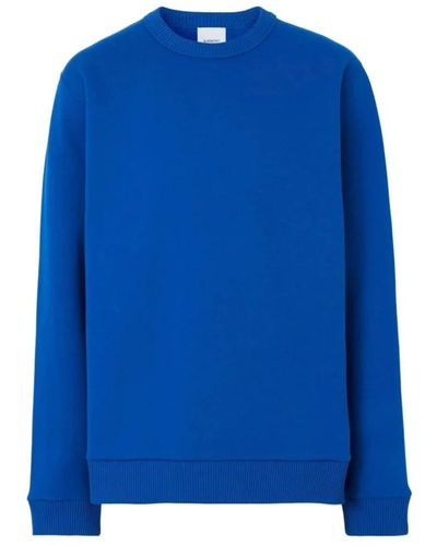 Burberry Round-Neck Knitwear - Blue