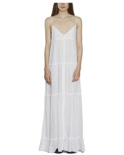 Dondup Dresses > day dresses > maxi dresses - Blanc