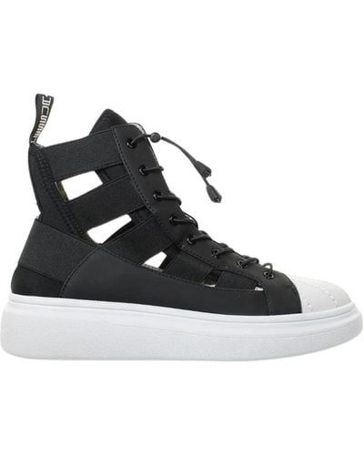 Fessura Sneaker high top elastico leggero - Nero