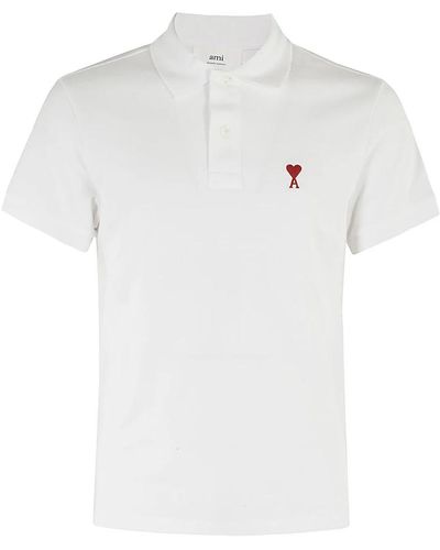 Ami Paris Polo shirts - Weiß