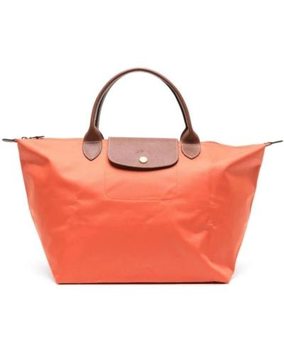 Longchamp Tote Bags - Orange