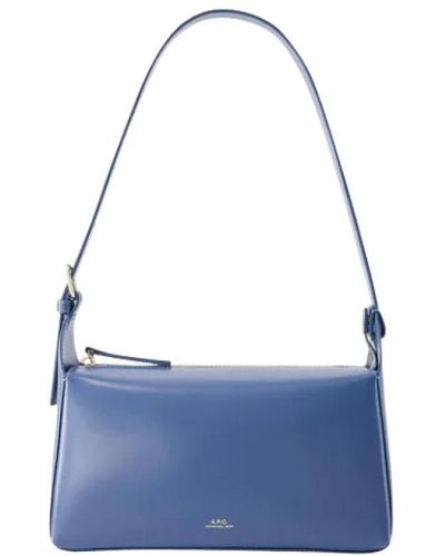 A.P.C. Shoulder Bags - Blue