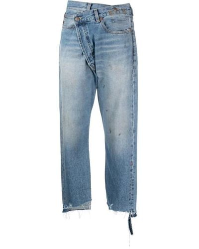 R13 Straight Jeans - Blue