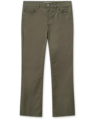 Mos Mosh Straight Trousers - Green