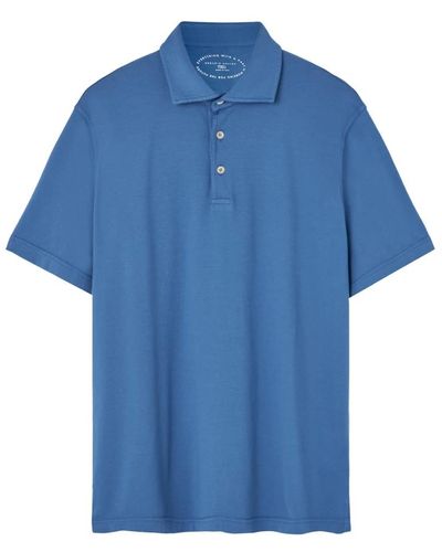 Fedeli Polo shirts - Blau