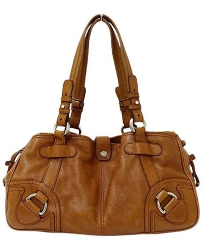 Céline Vintage Pre-owned > pre-owned bags > pre-owned handbags - Marron