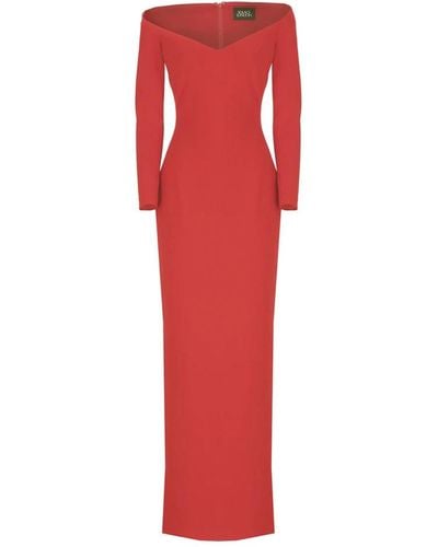 Solace London Maxi Dresses - Red