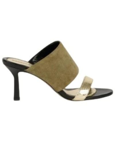 Barbara Bui Shoes > heels > heeled mules - Vert