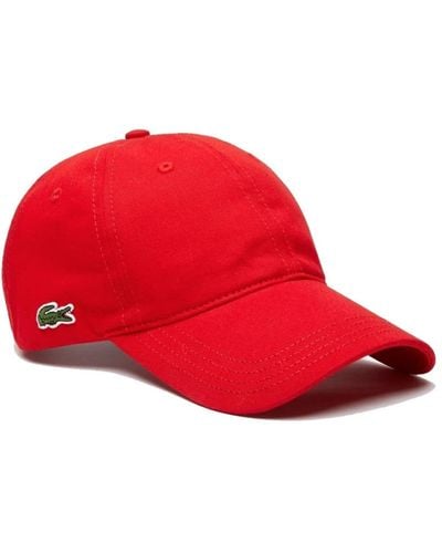 Lacoste Caps - Red