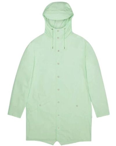 Rains Chaqueta larga impermeable 12020 mineral - Verde