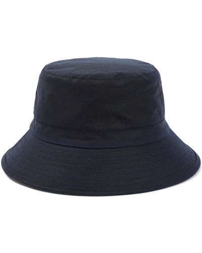 Chloé Elegante barbour cappello a secchiello - Blu
