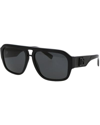 Dolce & Gabbana Stylische sonnenbrille mit modell 0dg4403 - Schwarz