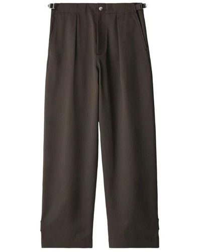 Burberry Straight Trousers - Grey