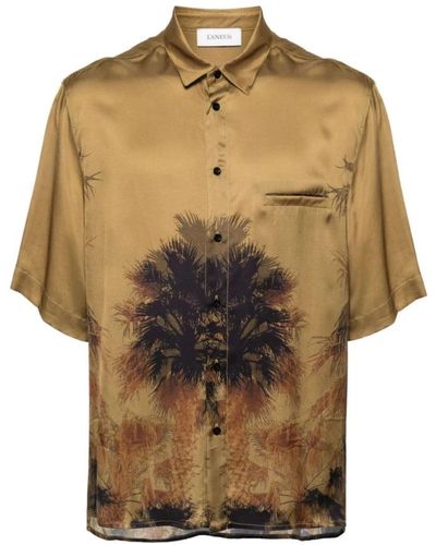 Laneus Short Sleeve Shirts - Natural